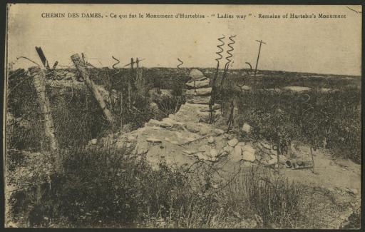 Bouconville-Vauclair. - Ruines du monument d'Hurtebise et de la ferme du même lieu (vue 5).