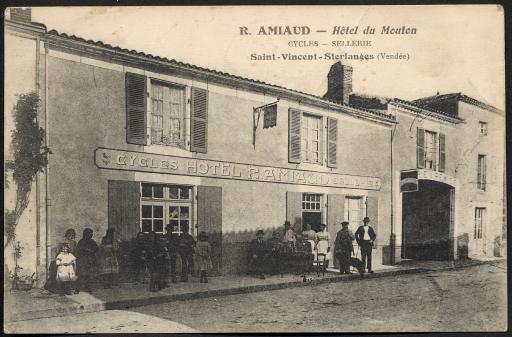 R. Amiaud, "hôtel du Mouton, cycles - sellerie".