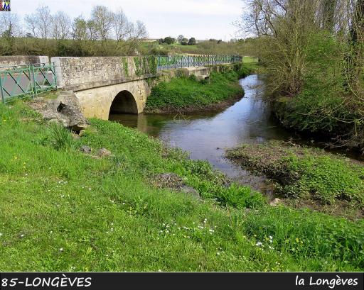 La rivière Longèves et un pont sur la Longèves.
