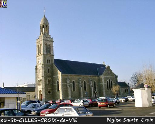 L'église Sainte-Croix, à Croix-de-Vie : extérieur.