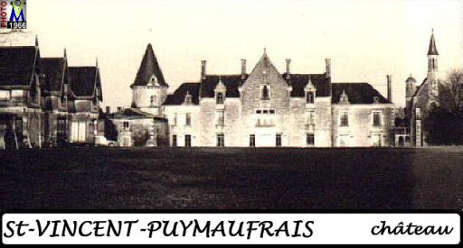Le château de la Roche-Louherie, à Saint-Vincent-Puymaufrais.