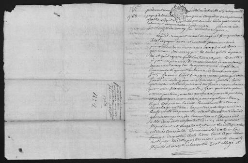 Minutes de 1768 à 1774. Elles sont numérisées dans un ordre chronologique ; une grande partie d'entre elles sont analysées ci-dessous (avec numéros de vue)
