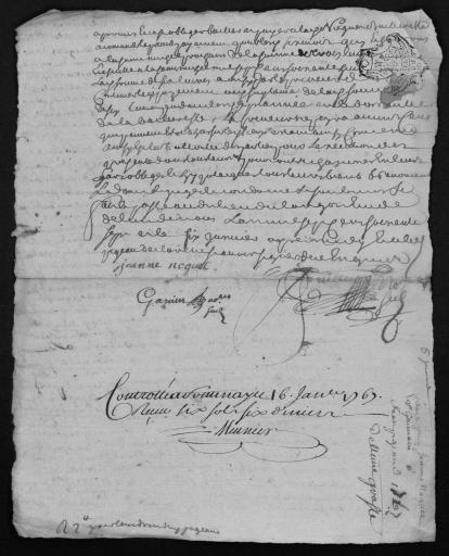 Minutes du 13 novembre 1767. Elles sont analysées et numérisées dans un ordre chronologique avec les numéros de vue correspondants.