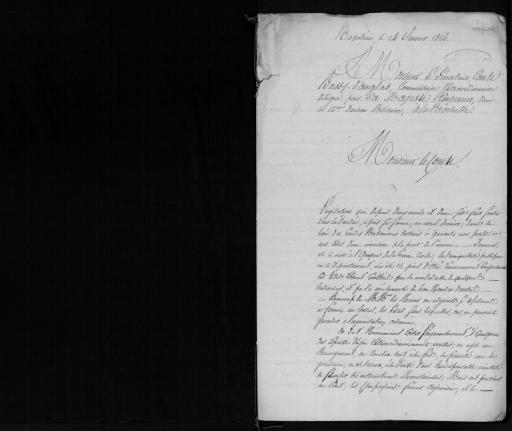Lettres du capitaine Lenfant, commandant la gendarmerie de la Vendée (13 janvier-23 mars 1814) à Boissy d'Anglas.