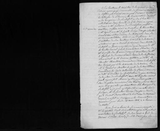 Conseil de défense de Rochefort : procès-verbaux des séances (14 mars-4 avril 1814).