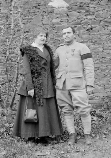 Louis Champain et sa femme, Sylvanie Herbreteau.