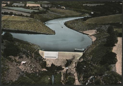 Le lac du Graon : barrage.
