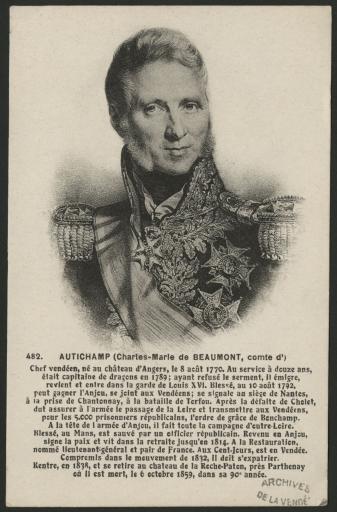 Charles Marie de Beaumont, comte d'Autichamp (1770-1859).