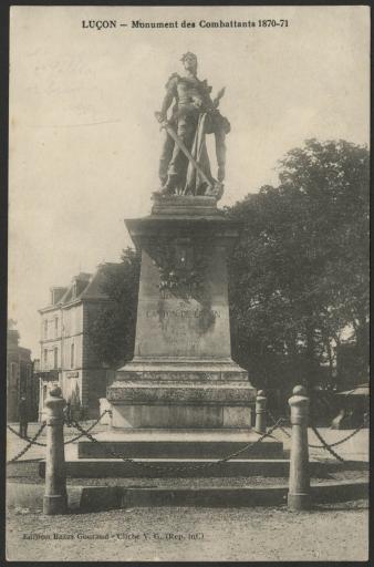 Le monument des combattants de 1870-1871 (vue 1). Le monuments aux morts 1914-1918 (vue 2) / V.G. phot. (vue 1).