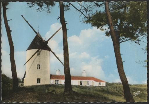 Le moulin à vent de la Bosse : maison.