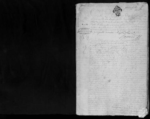 De 1756 à 1759. L'ensemble du cahier de 50 feuillets (in-4°, papier) a été numérisé et quelques actes ont été analysés.
