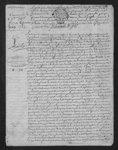 De 1758 à 1762. L'ensemble du cahier 6 feuillets (in-8°, papier) a été numérisé et quelques actes ont été analysés.