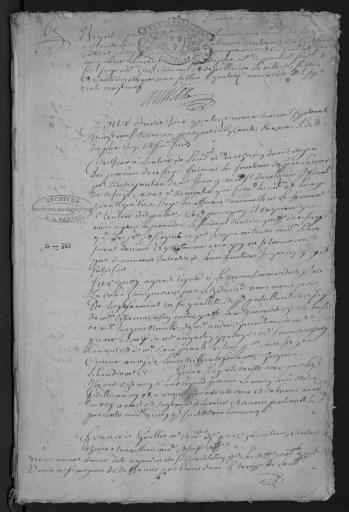 De 1729 à 1730. L'ensemble du cahier de 36 feuillets (in-4°, papier) a été numérisé et quelques actes ont été analysés.