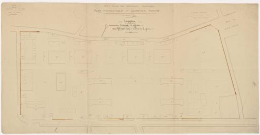 Place de Luçon : plan d'ensemble du quartier Hoche, [1910].
