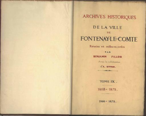 (vues 51-52) Programme de la fête champêtre du 4 septembre 1815. [Imprimé, 3 p.in 4°. À Fontenay-le-Comte, de l'imprimerie de A. Victor Habert, imprimeur-libraire, rue des Loges, août 1815].