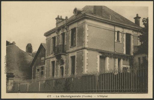 La Châtaigneraie (hôpital-hospice). Hôpital en 1944.