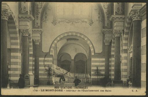 (1Num1/260/4). Hôpital du Mont-Dore (Puy-de-Dôme), 1915-1916. - 14 cartes postales.