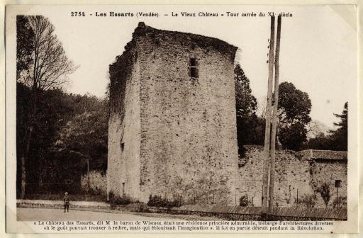 (14 J 9). Le vieux château des Essarts.