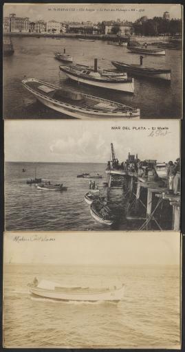 (97 J 102). Cartes postales de bateaux, [années 1920].