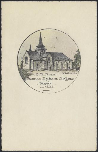(60 J 236). Reconstitution de l'église de Challans en 1524